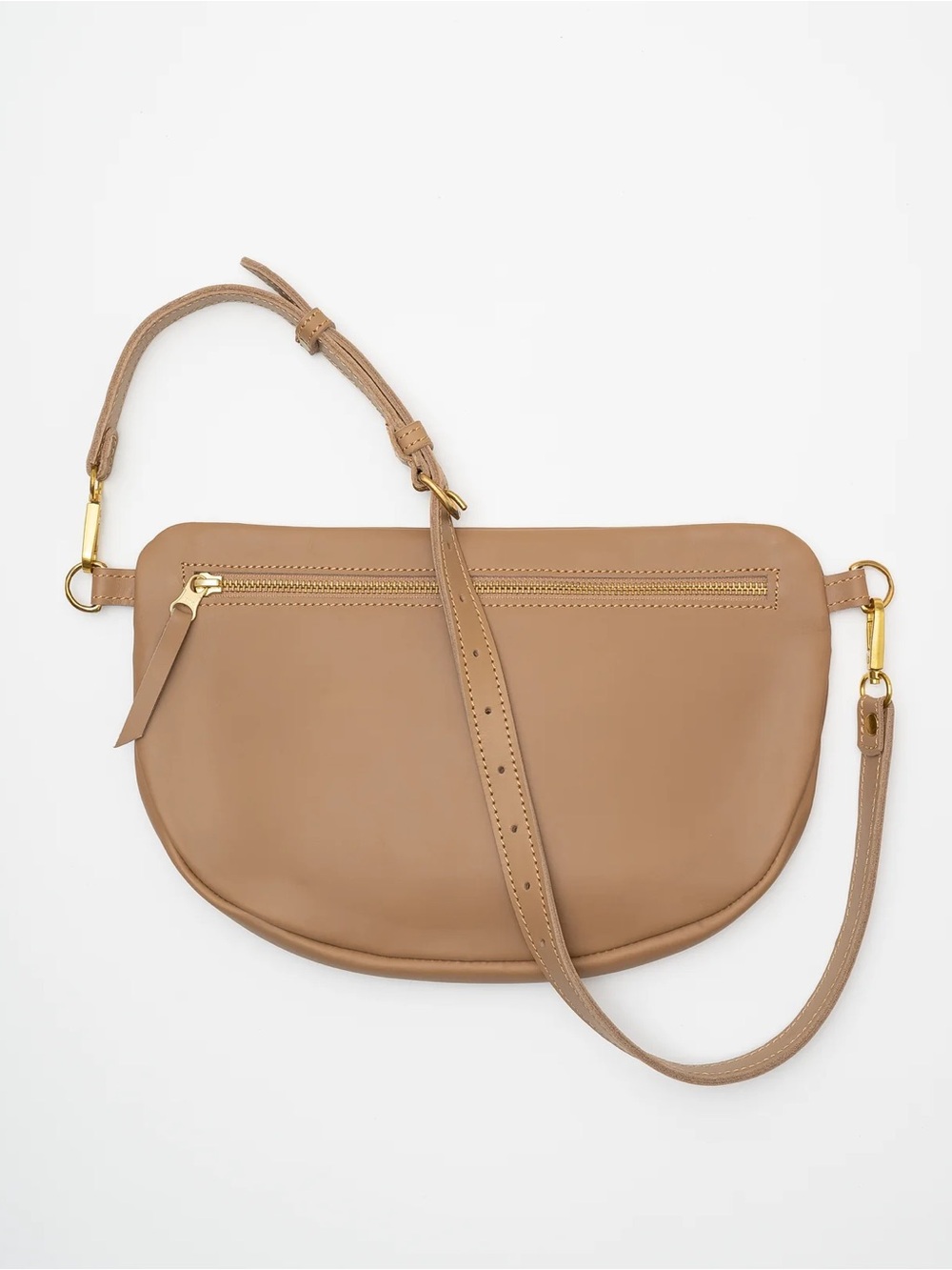 ABBY ALLEY Big Sling Bag - Latte
